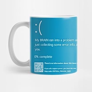 Brain BSOD Mug